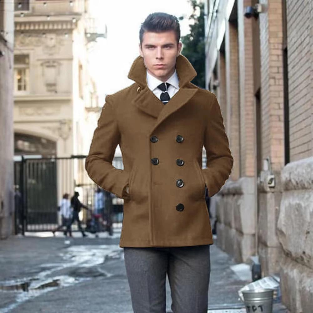 Manteau homme costume veste laine Double boutonnage costumes élégants pour hommes Blazers luxe concepteur décontracté