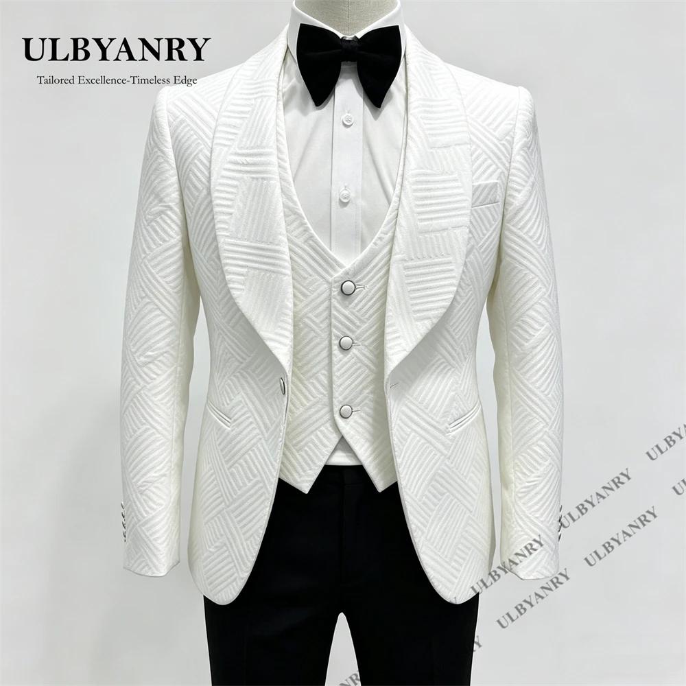 EXPÉDITION IMMÉDIATE - Costume de marié 4 pièces pour mariage