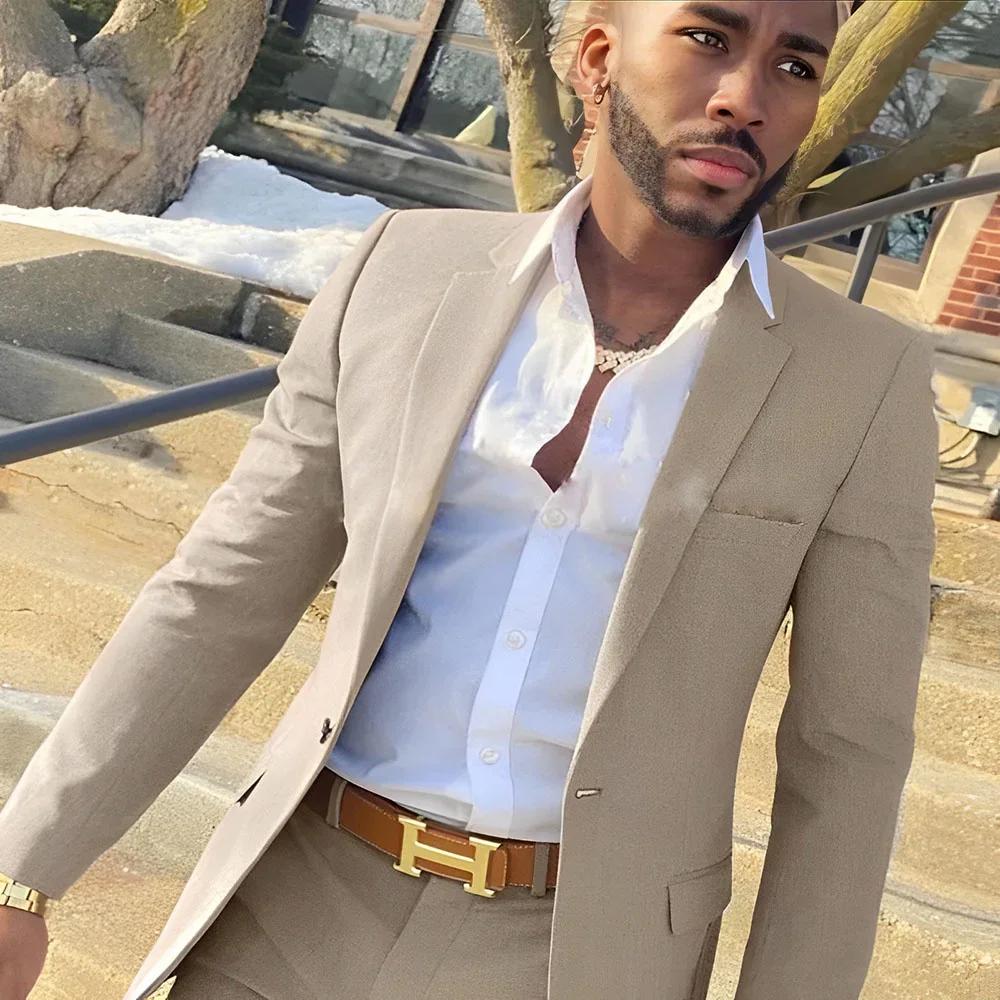 Blazer bleu marine imbibé pour hommes