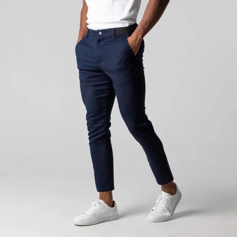 Pantalon de costume décontracté pour hommes