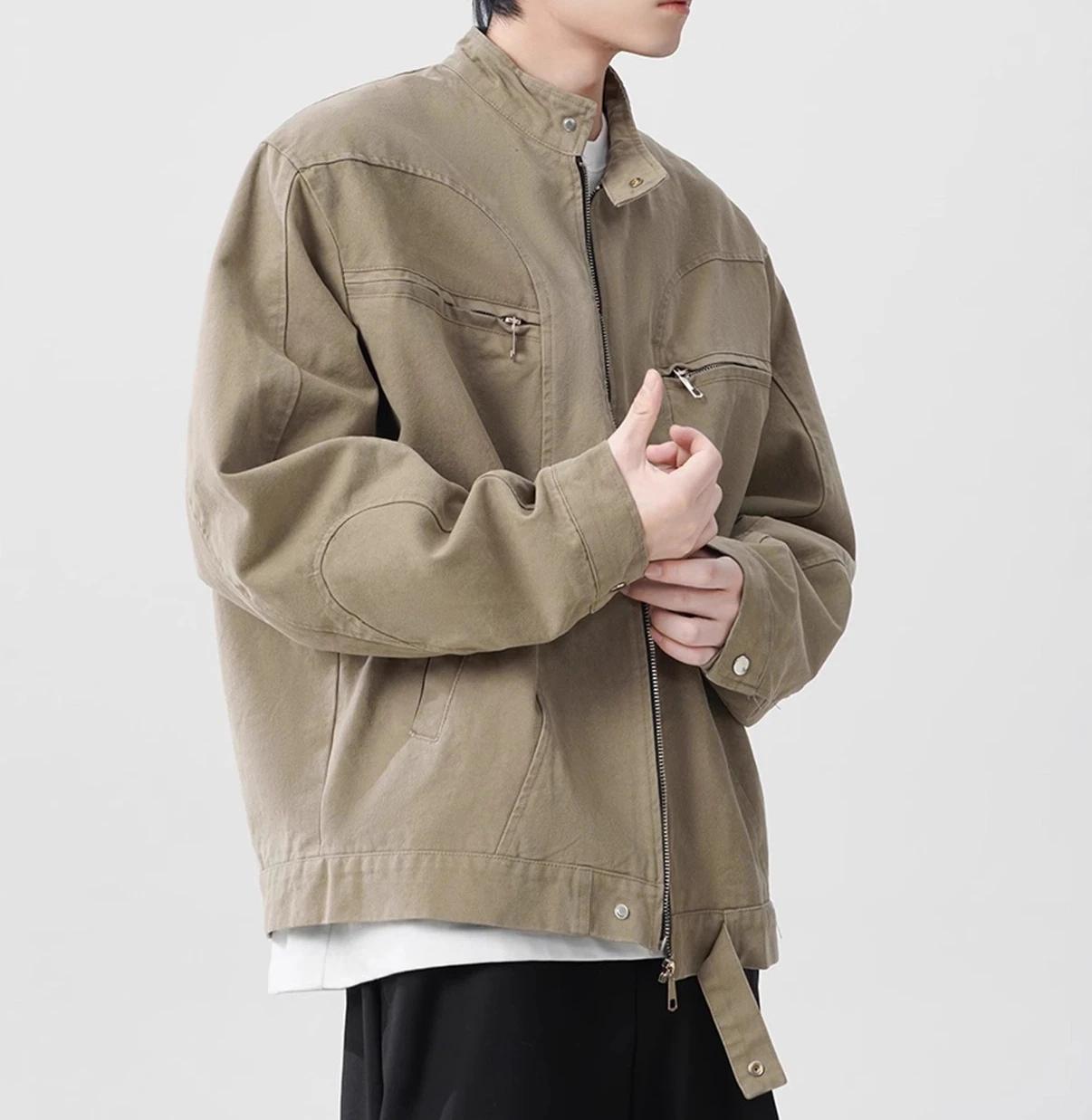 Veste Vintage 2026 pour Homme – Nouvelle Collection Printemps-Automne – Coupe Ample Décontractée – Vêtements