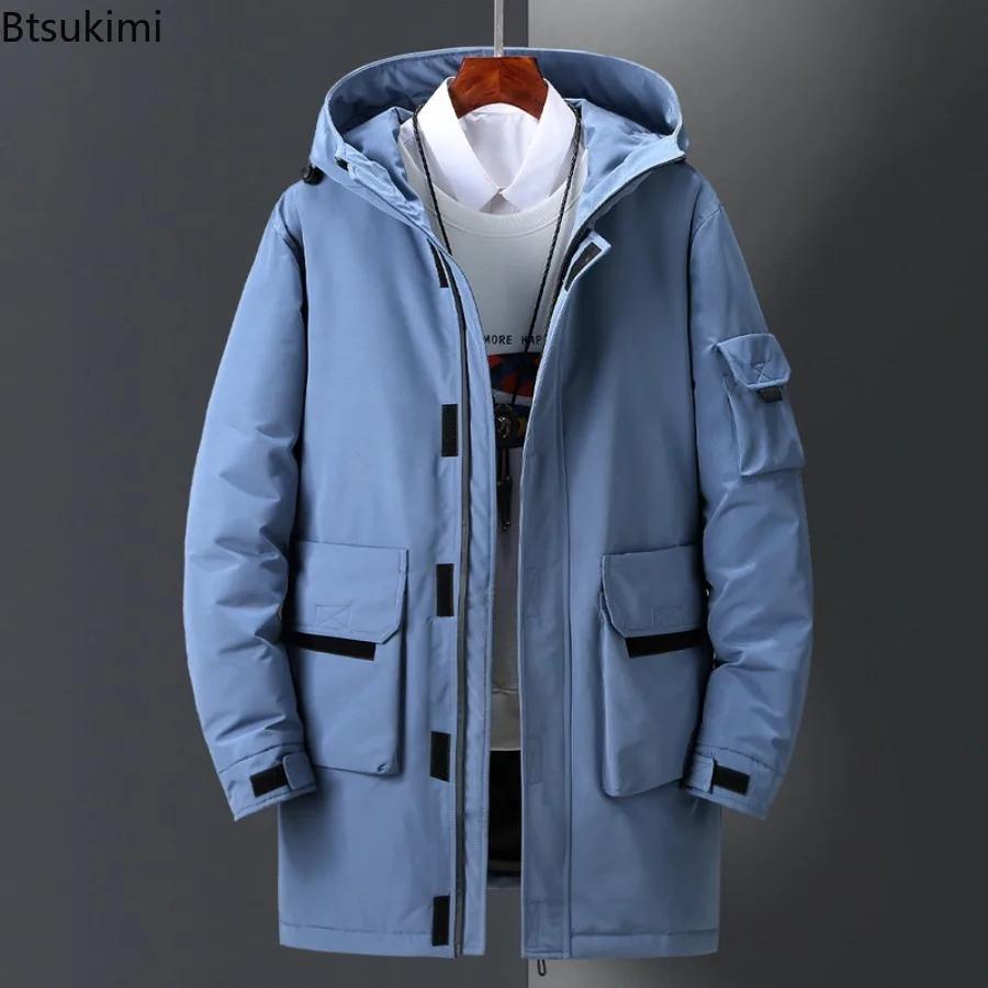 Vestes longues en coton pour hommes