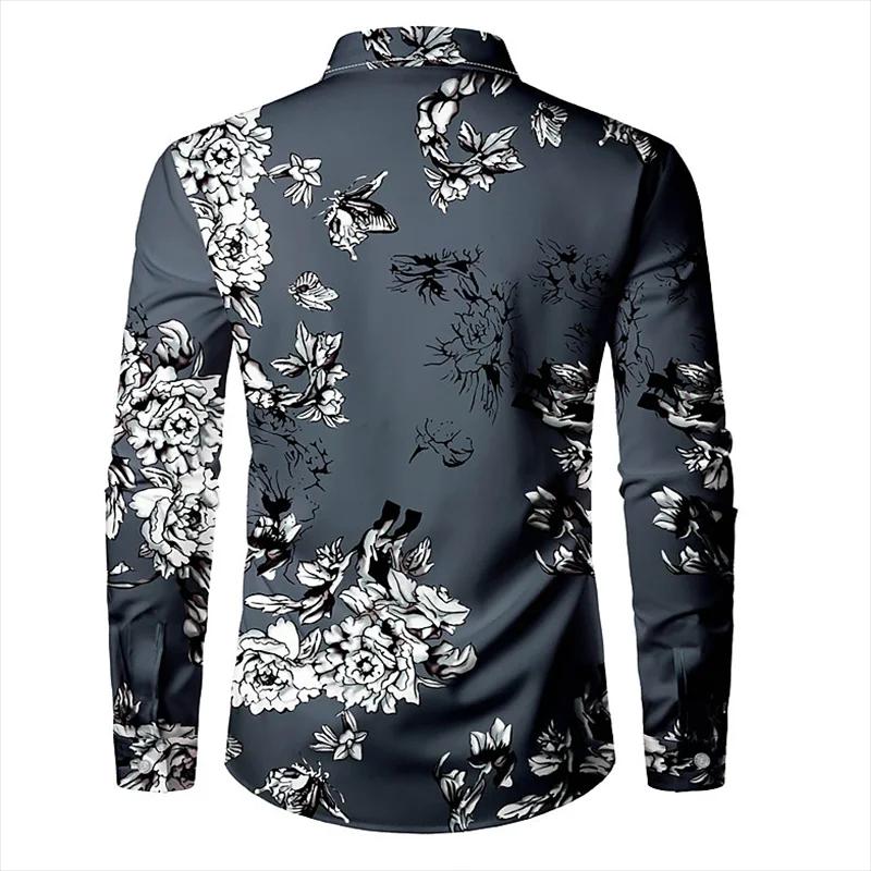 Chemise de costume personnalisée pour homme avec revers