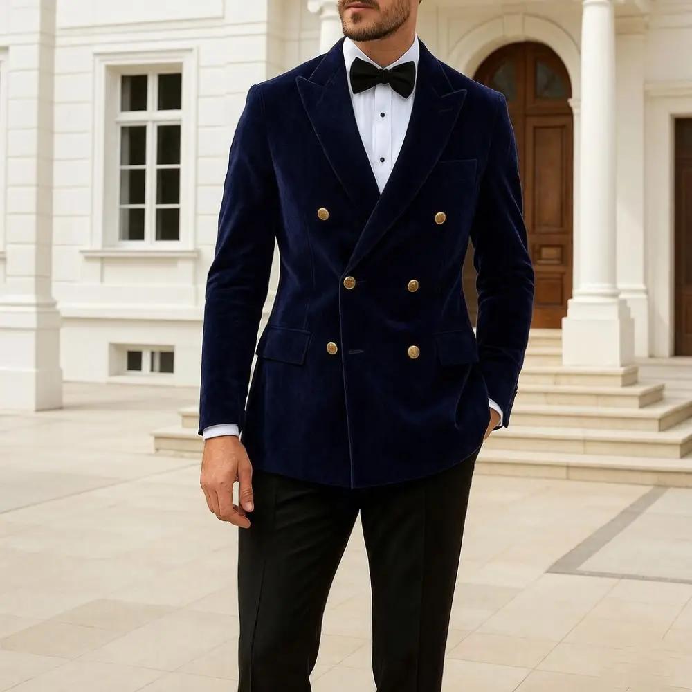 Costumes en velours pour hommes
