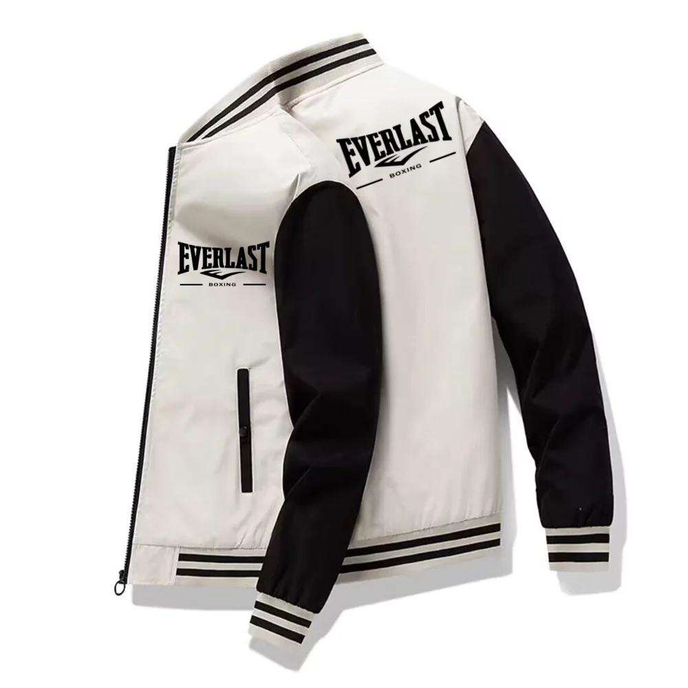Blouson de baseball classique pour homme Printemps/Été 2026 – Veste décontractée à col montant style bomber léger