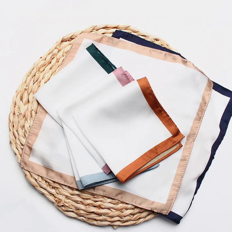 Carré de poche en tissu doux pour hommes femmes costumes foulard mouchoirs