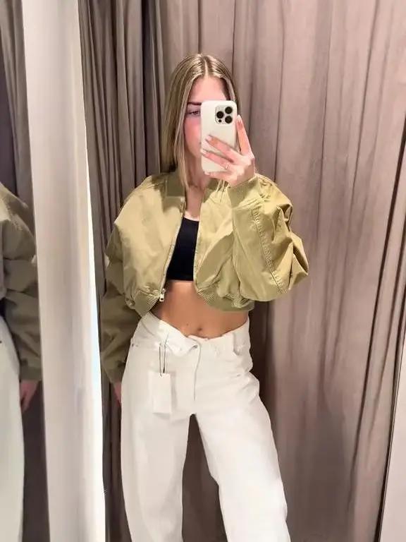 Blouson court pour femme