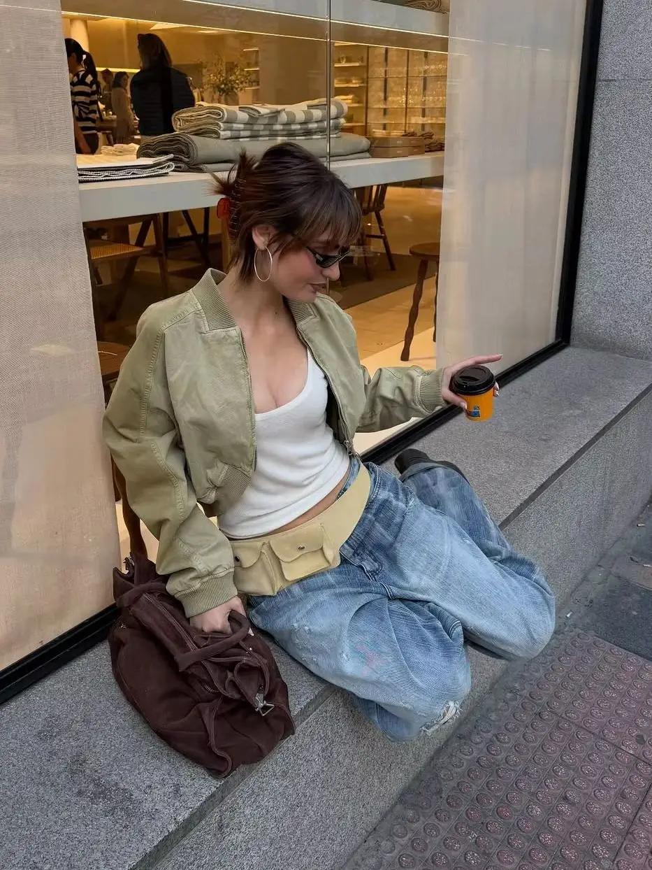Blouson court pour femme