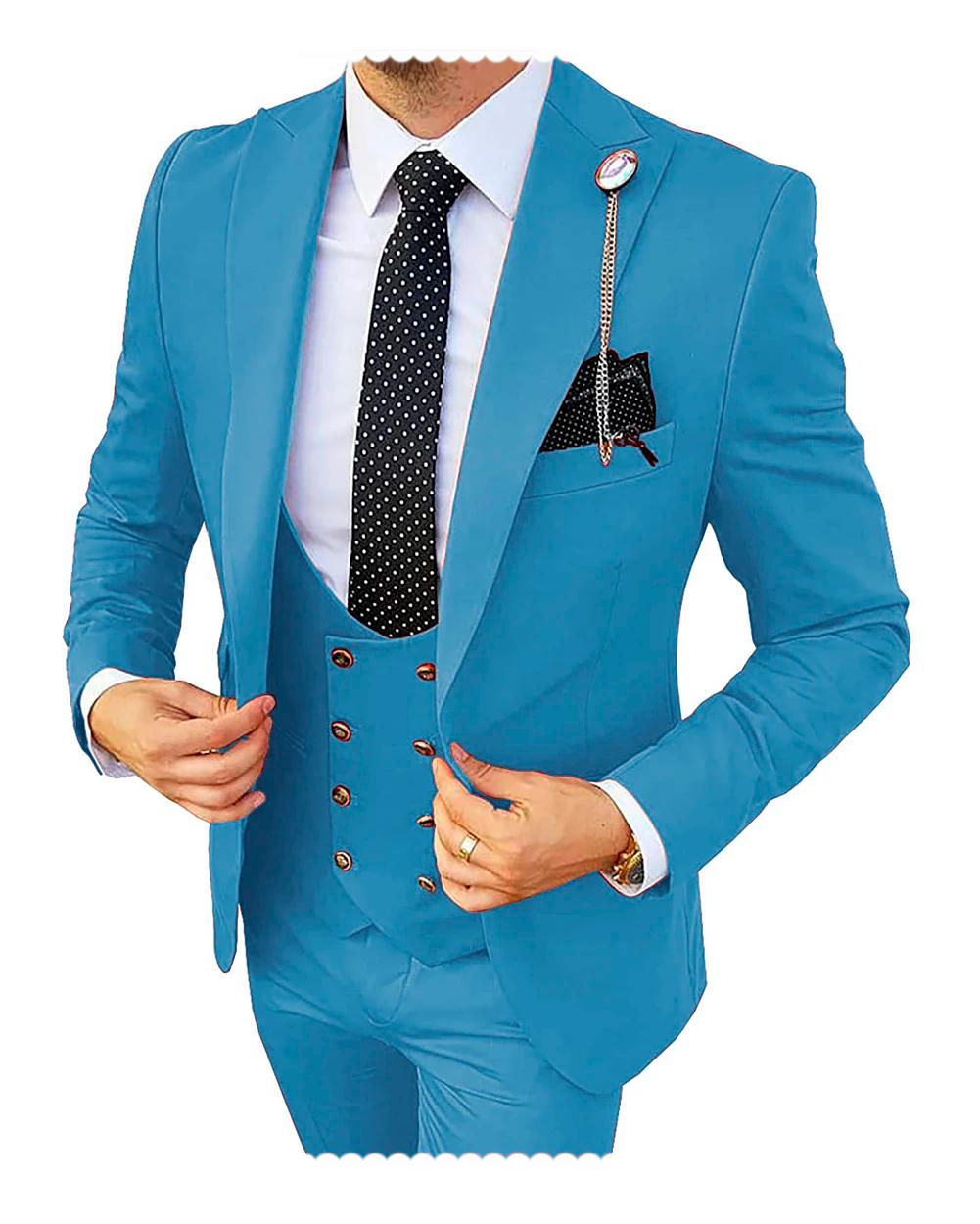 Costume de mariage 3 pièces pour Homme