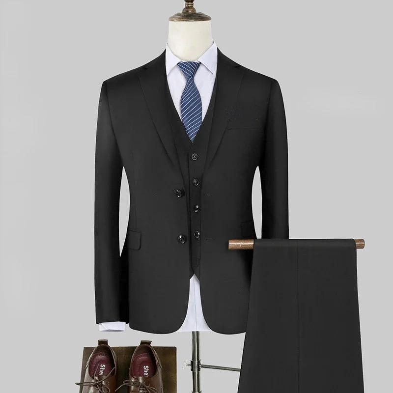 Costume uni élégant et formel pour homme