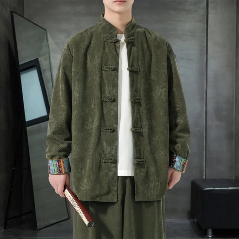 Veste en velours côtelé pour homme