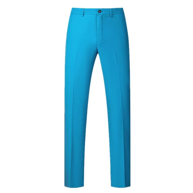 Pantalon de costume bleu royal pour homme