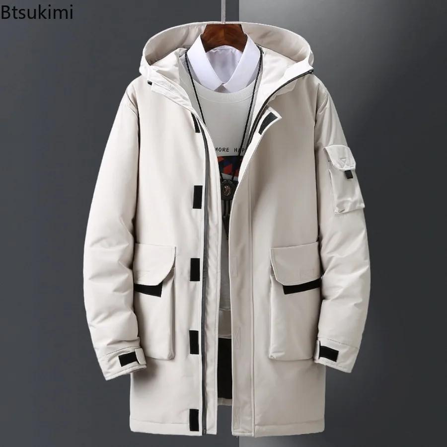 Vestes longues en coton pour hommes