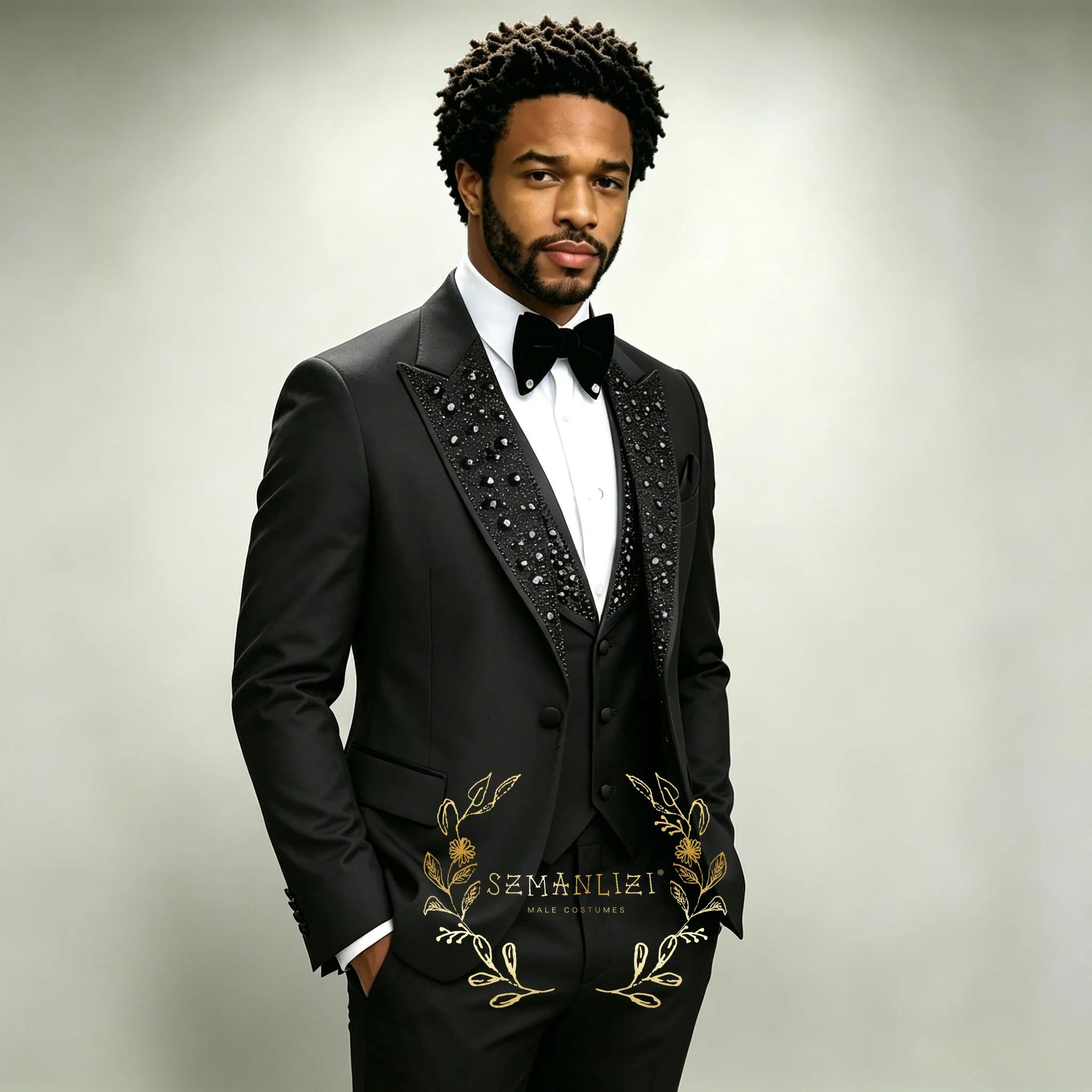 Costumes noirs pour hommes