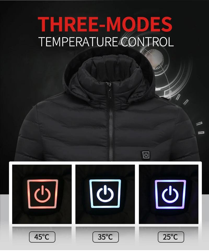 Veste chauffante pour hommes