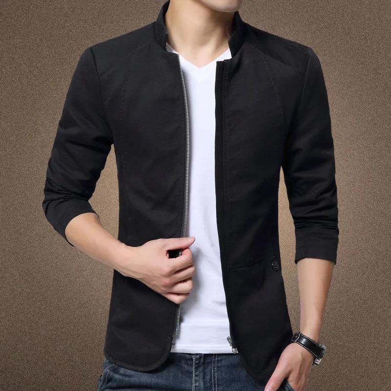 Blazer d'affaires hommes vestes décontracté mode