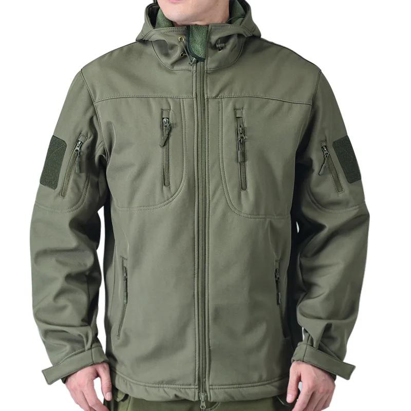 Veste tactique en peau de requin pour homme