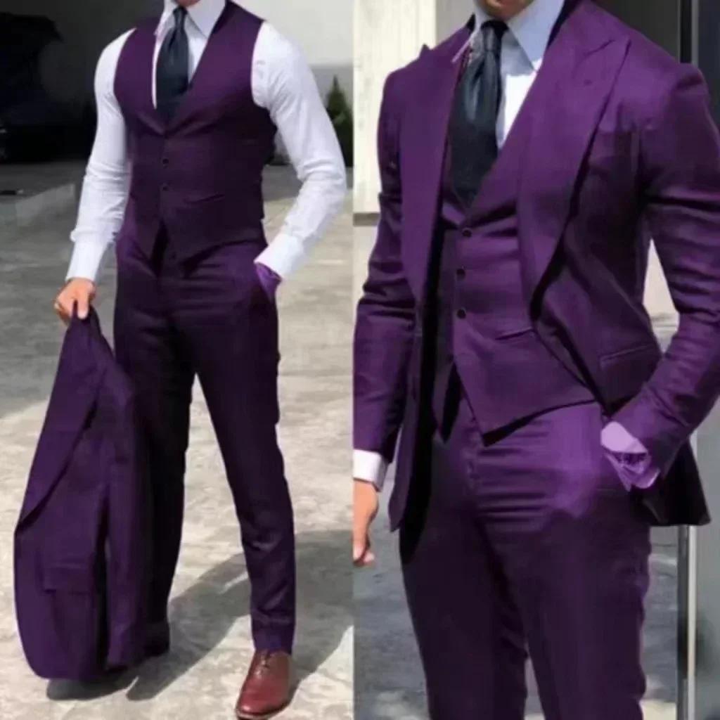 Costumes de smoking 3 pièces pour hommes