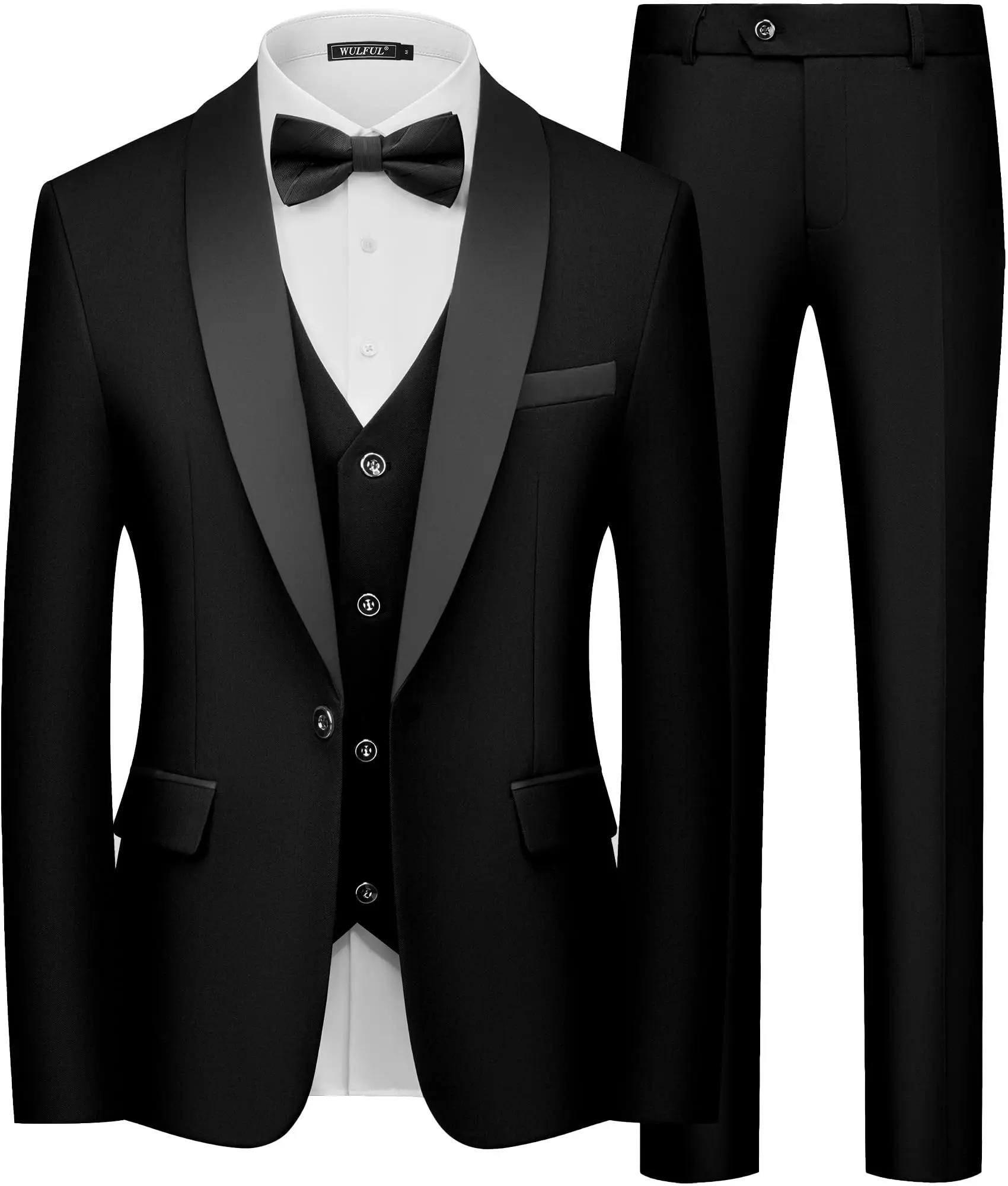 Costume noir pour hommes
