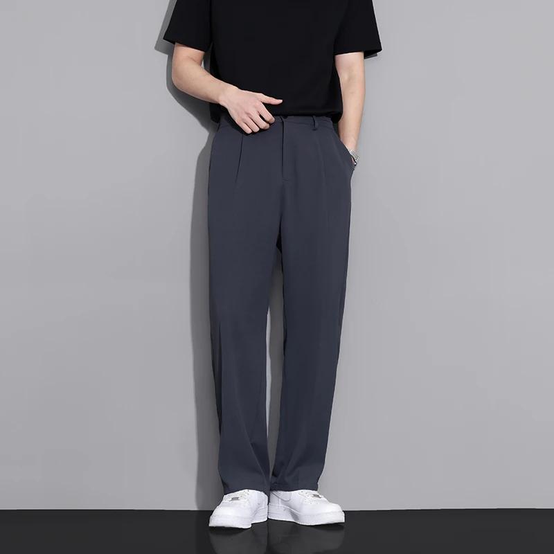 Pantalon de costume beige pour homme