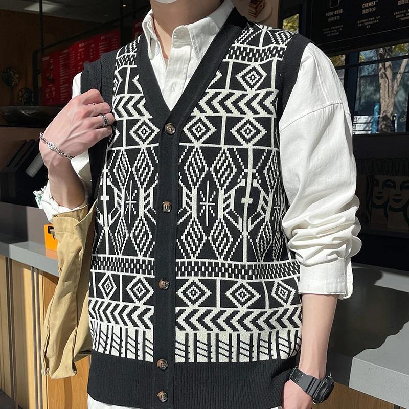 Gilet tricoté pour hommes