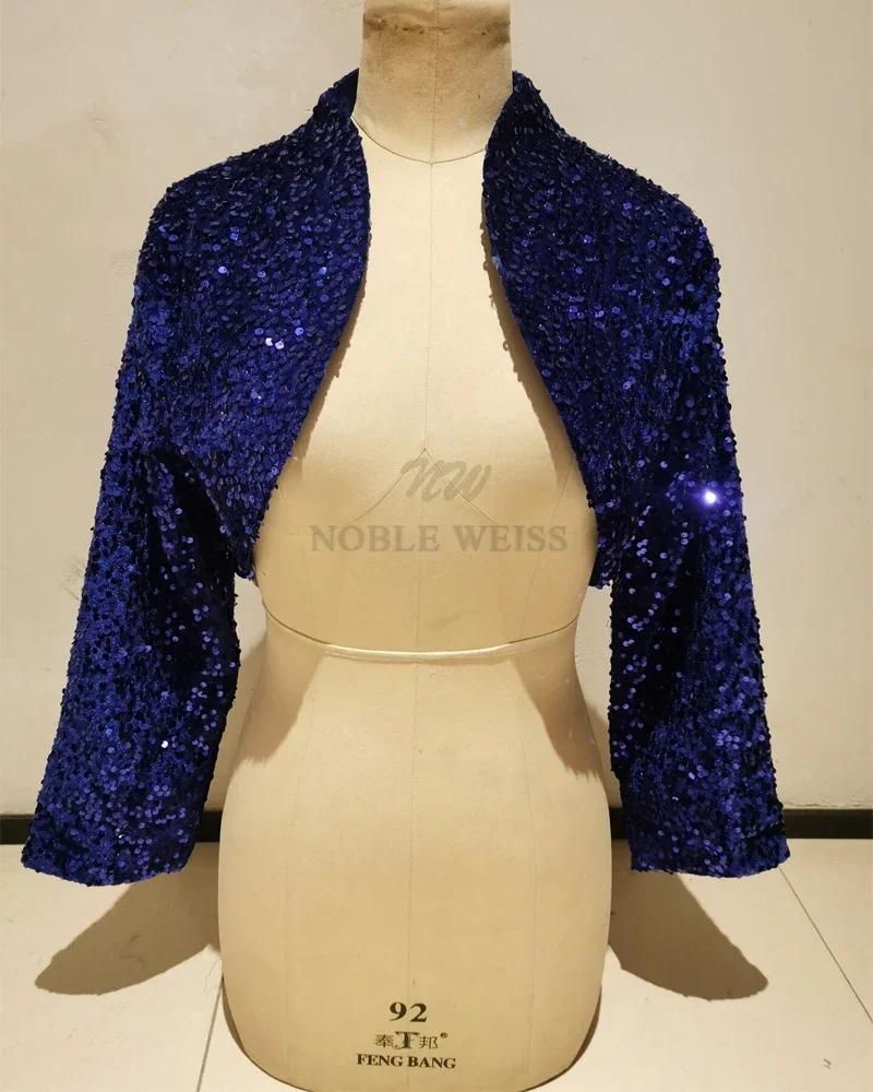 Veste de mariage bleu Royal