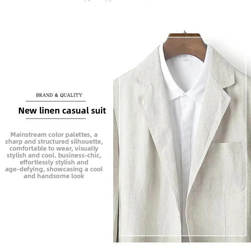 Blazer en lin anti-UV - Blazer respirant et confortable pour homme