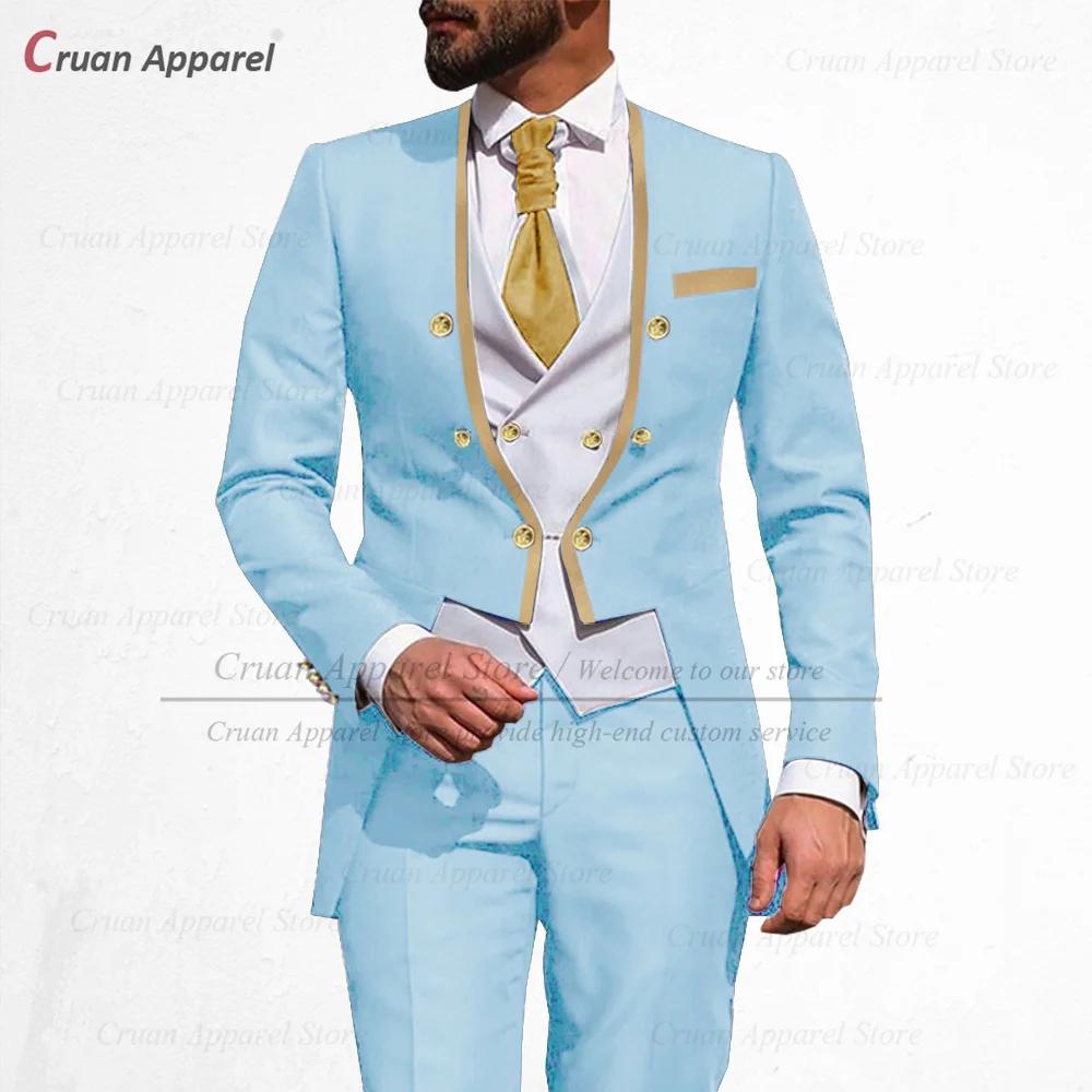 Costume bleu Royal pour hommes