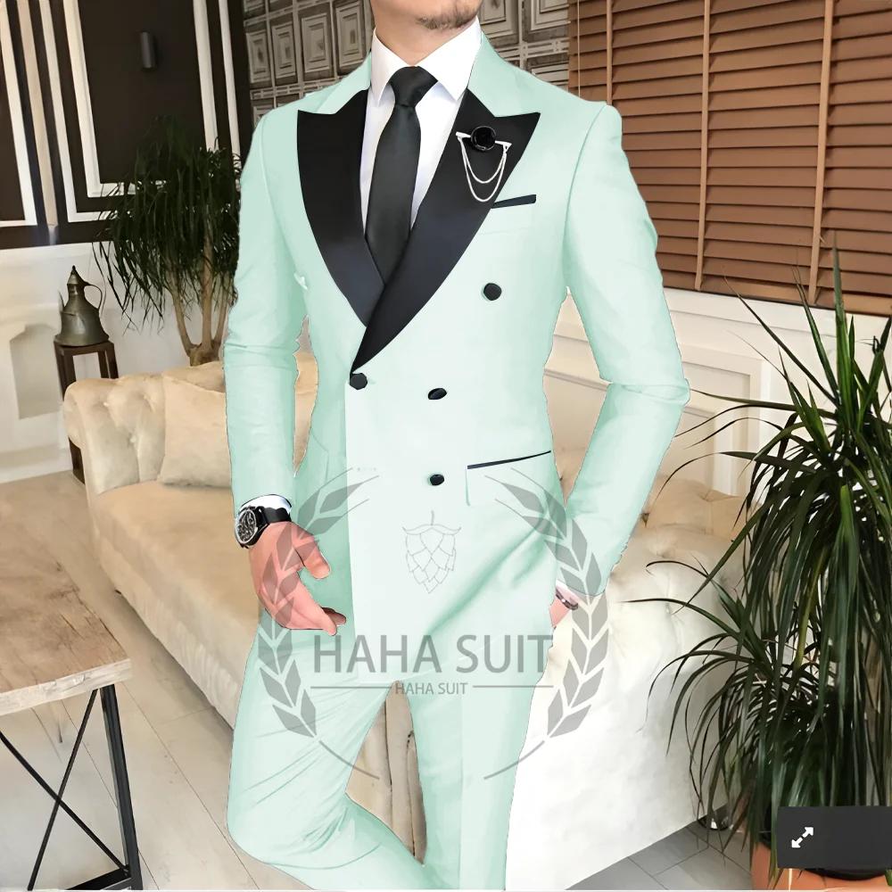 Costume pour hommes sur mesure 2 pièces vêtements mode