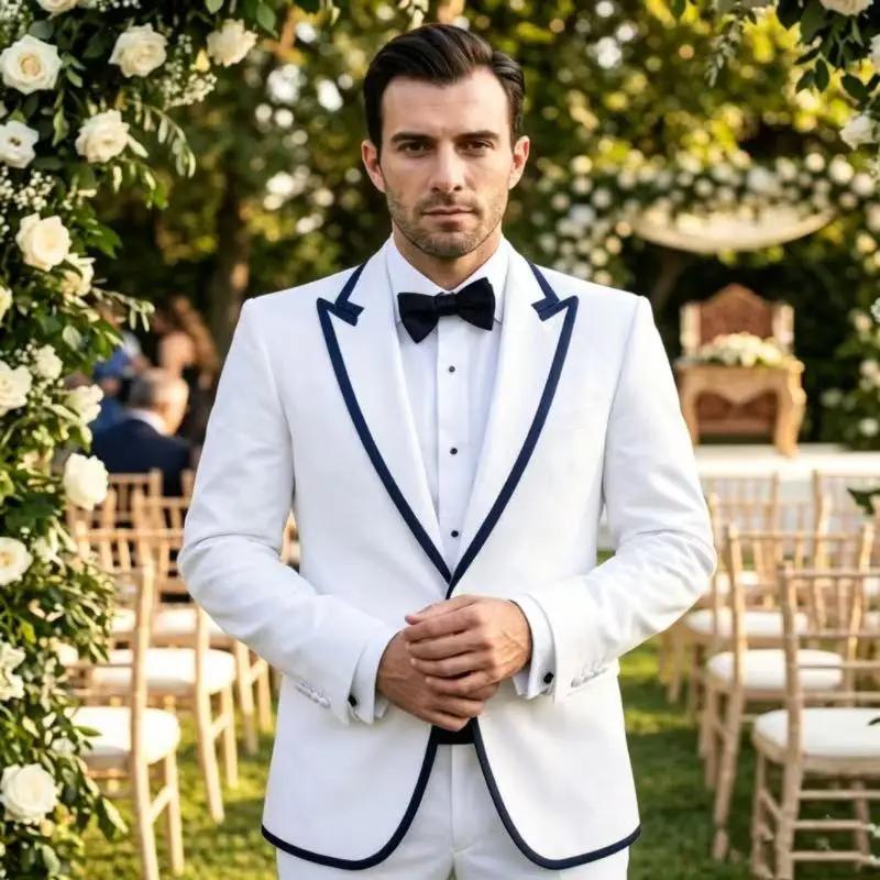 Costume de smoking formel pour homme