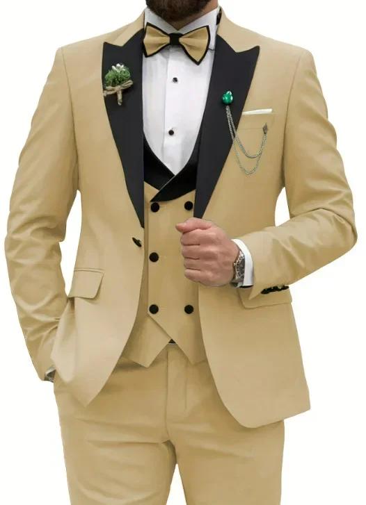 Costume Trois Pièces Décontracté pour Homme