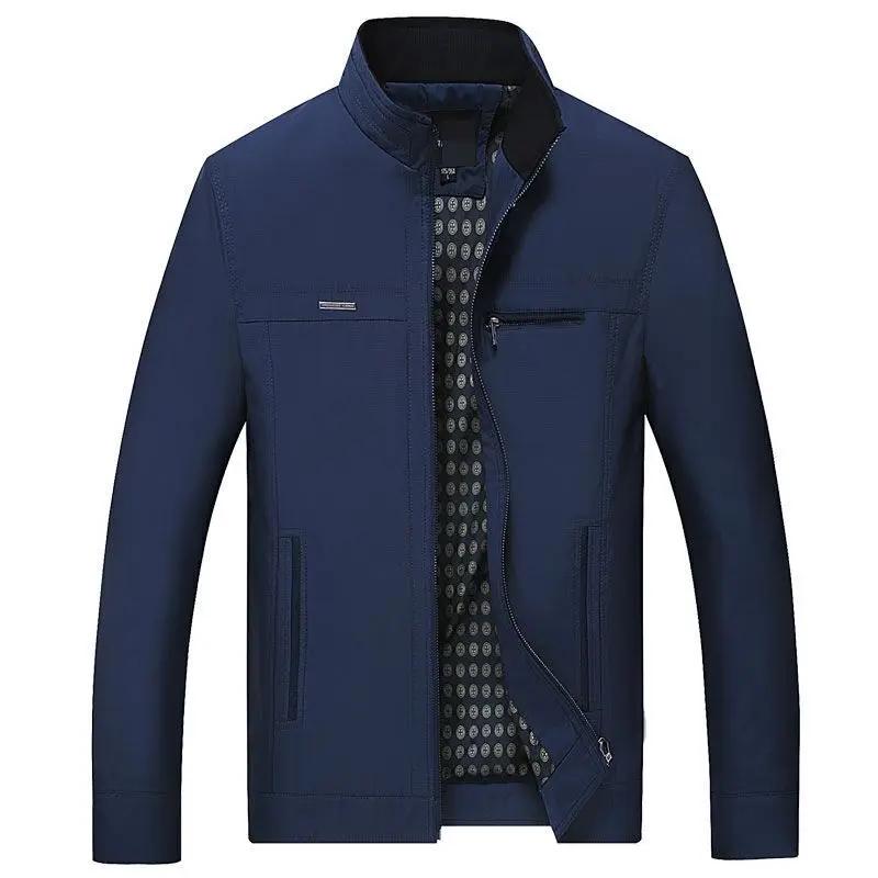Vestes sociales fines de couleur unie pour hommes