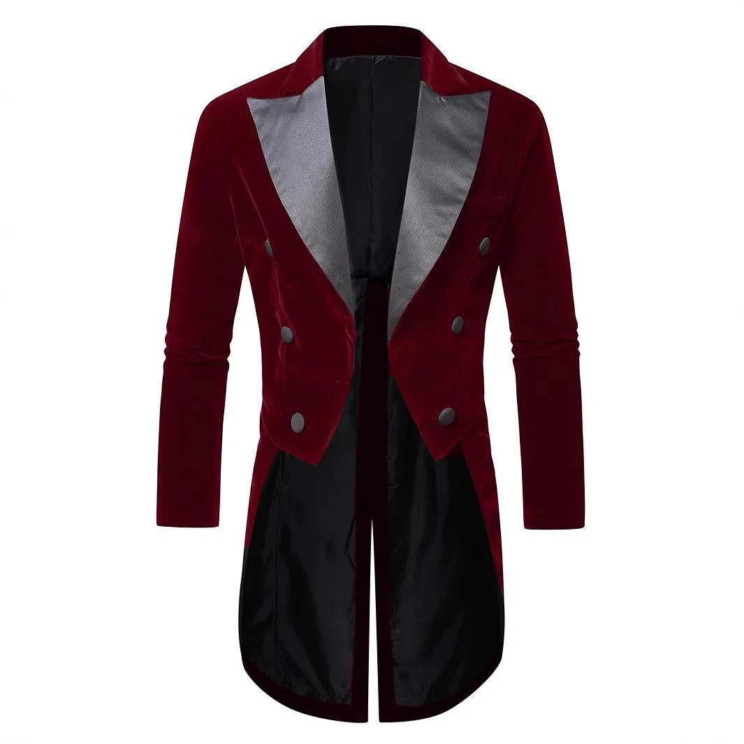 Veste de smoking élégante en velours noir pour hommes – Vêtements de cérémonie pour banquets