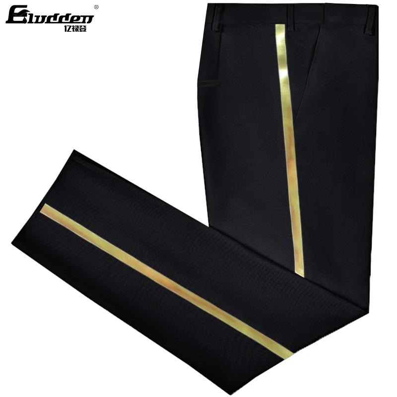 Pantalon de costume noir pour hommes