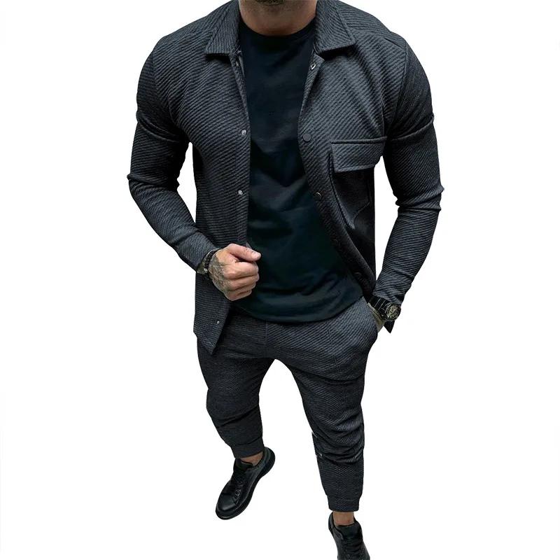 Ensemble deux pièces en jacquard pour homme