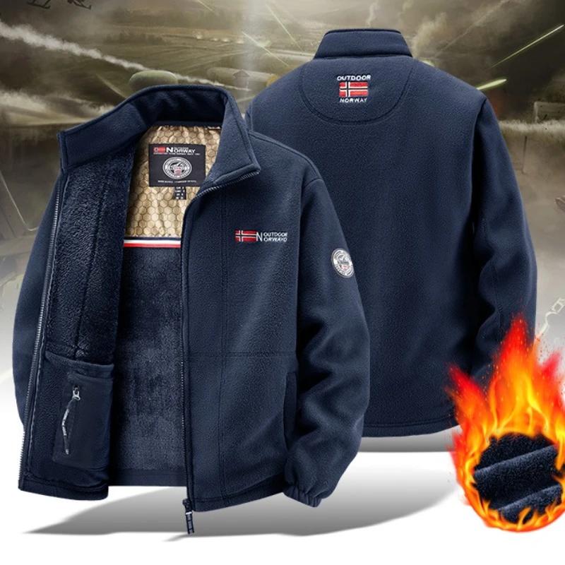 Veste polaire épaisse d'hiver pour homme
