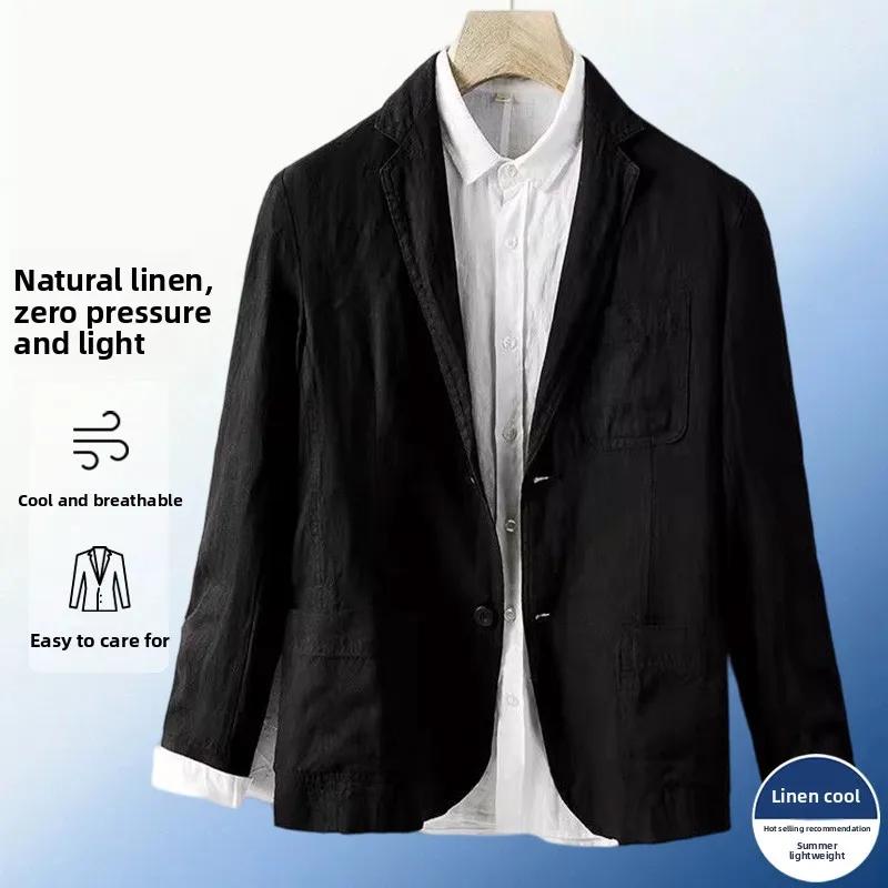 Blazer en lin anti-UV - Blazer respirant et confortable pour homme