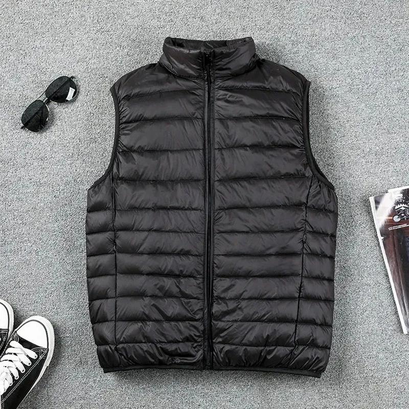 Gilet d'hiver en duvet de canard pour hommes