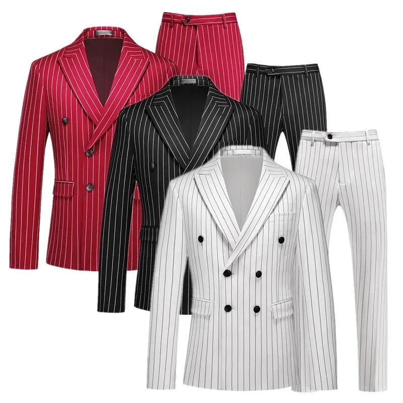 Blazers à double boutonnage pour hommes