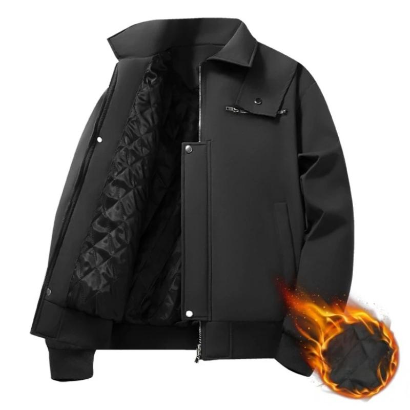 Veste de travail matelassée épaisse et chaude pour homme