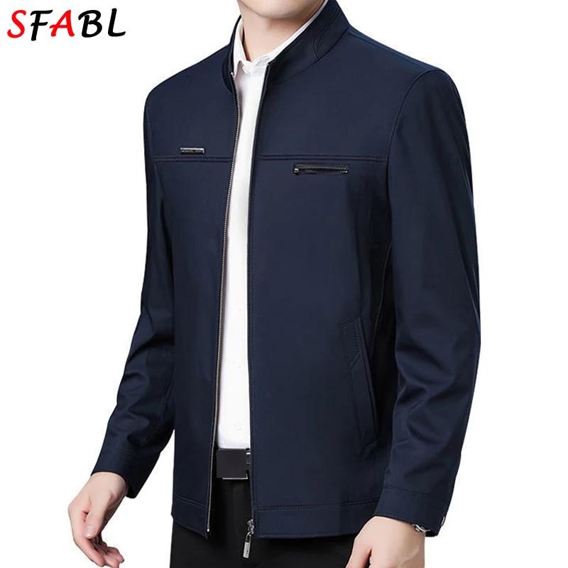 Vestes sociales fines de couleur unie pour hommes