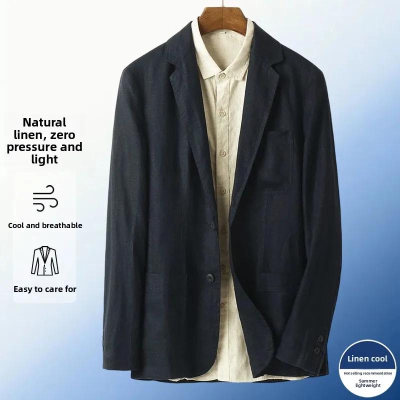 Blazer en lin anti-UV - Blazer respirant et confortable pour homme