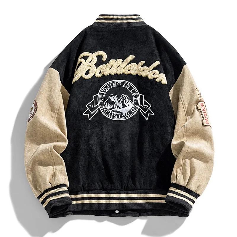 Nouvelle veste de Baseball hommes mode vestes brodées manteaux haute rue vêtements d'extérieur homme Bomber