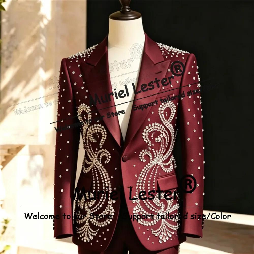 Costume brillant pour hommes