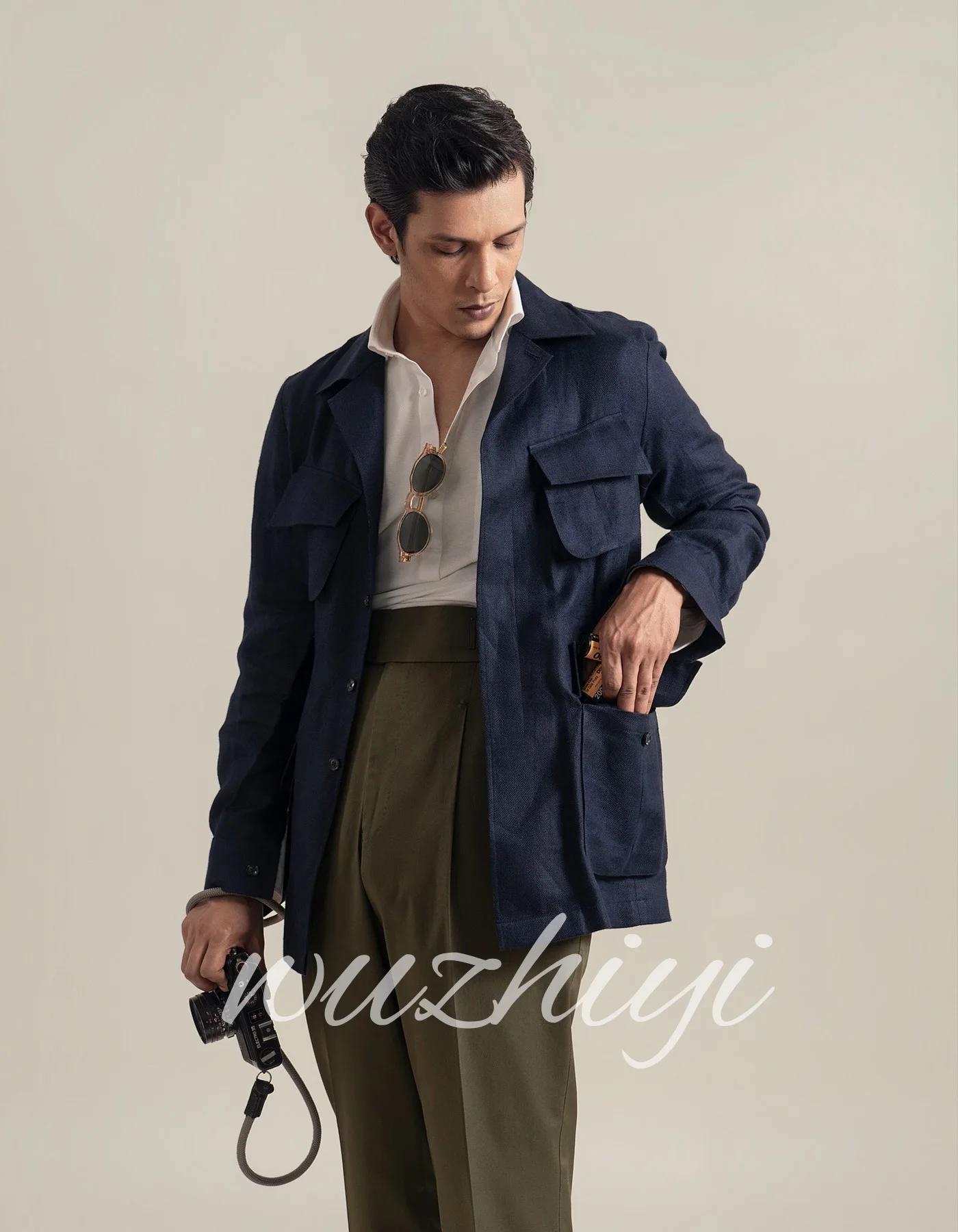 Costumes vintage orange pour hommes