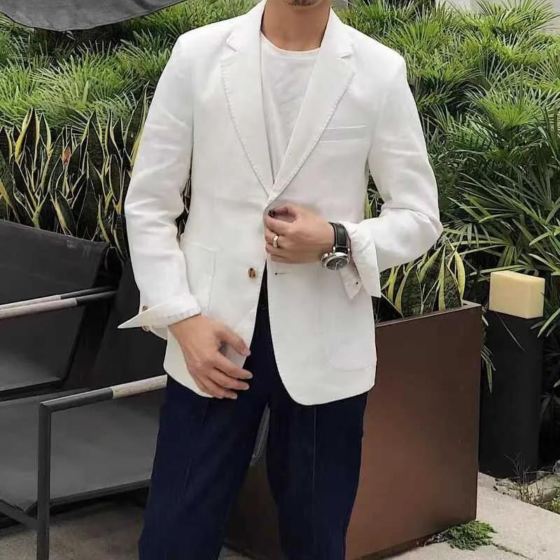 Blazer en lin pour hommes