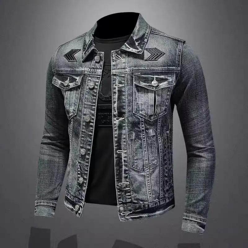 Veste en jean pour hommes