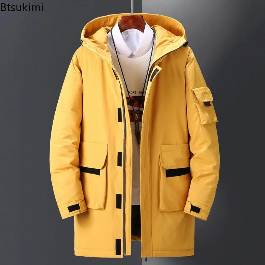 Vestes longues en coton pour hommes