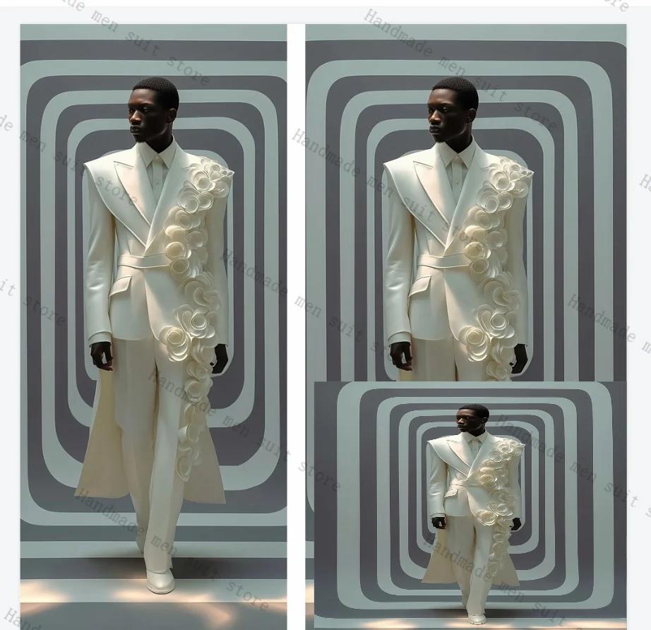 Costumes de marié blancs pour hommes