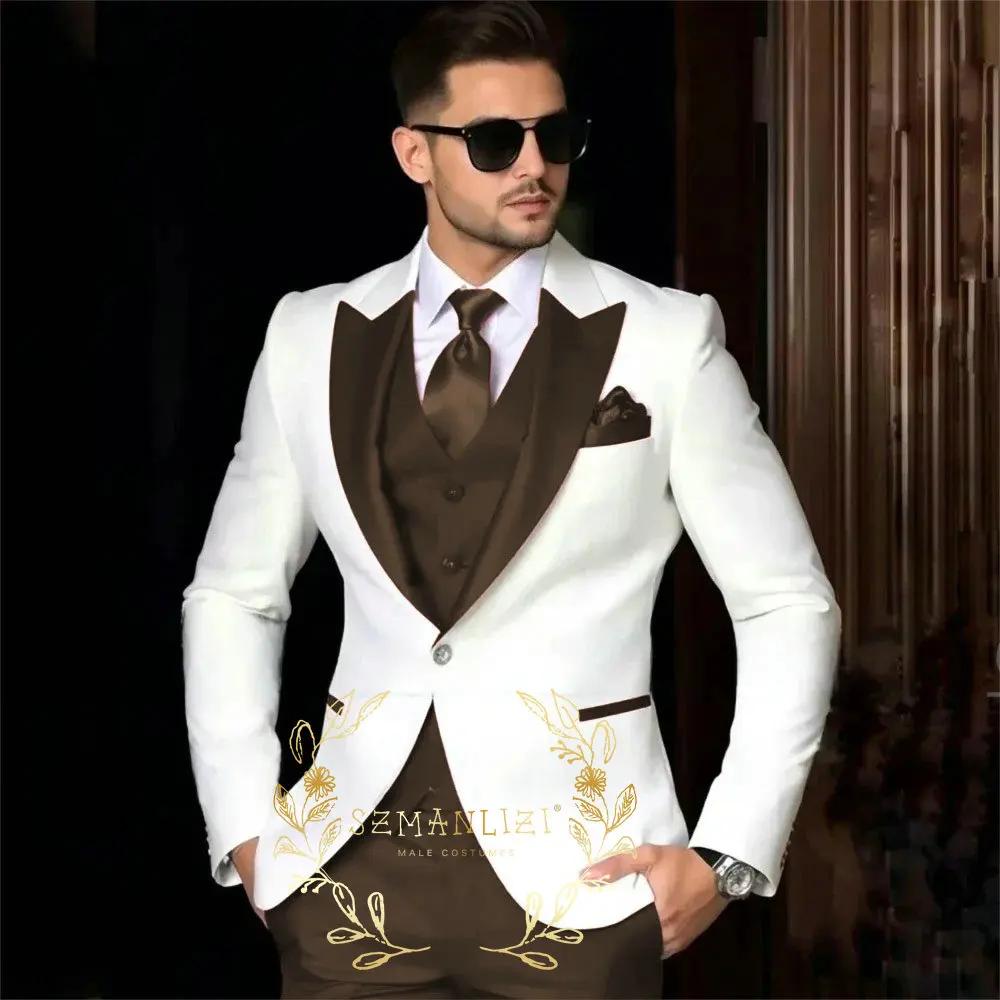 Costumes de luxe pour hommes pour mariage